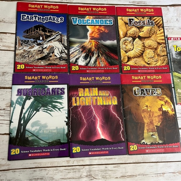 Set of Educational Science Books Smart Words Readers Kids children’s beggining r - Picture 3 of 11